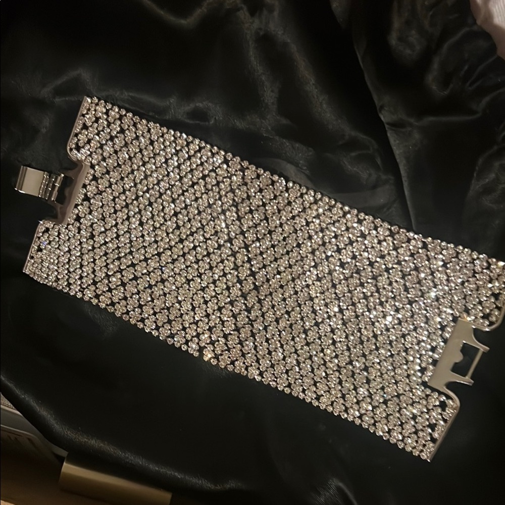 Silver Rhinestone Bracelet - Picture 3 of 5